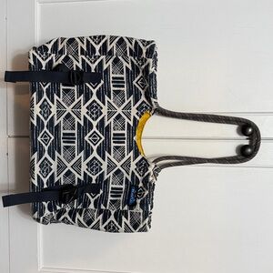 Kavu - Poser Yoga Gym Bag, Arctic Tribal pattern with rope handles